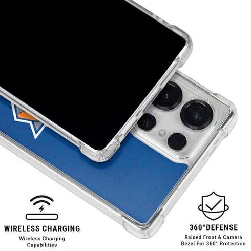 NBA New York Knicks Distressed Galaxy S25 Ultra Clear Case